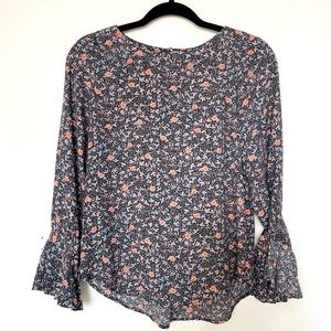 WORKWEAR Long sleeve printed blouse [XXSP]